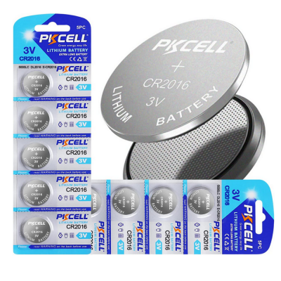 Pkcell CR2016 Lithium Battery Coin Cell 3V